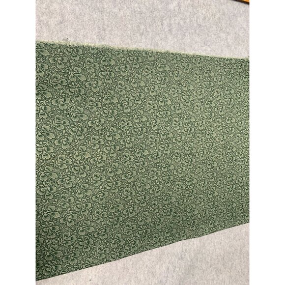 Floral Green Cotton Fabric Fat Quarter 18x21" Quilting Sewing Craft Supplies - Picture 4 of 9